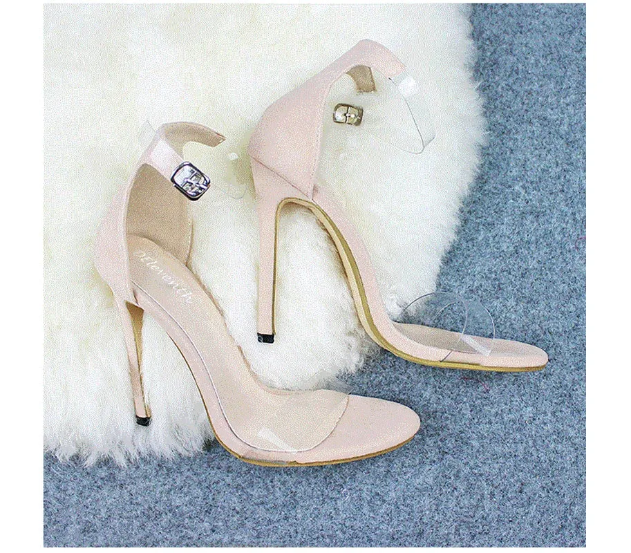 Peep Toe High Heel Sandals