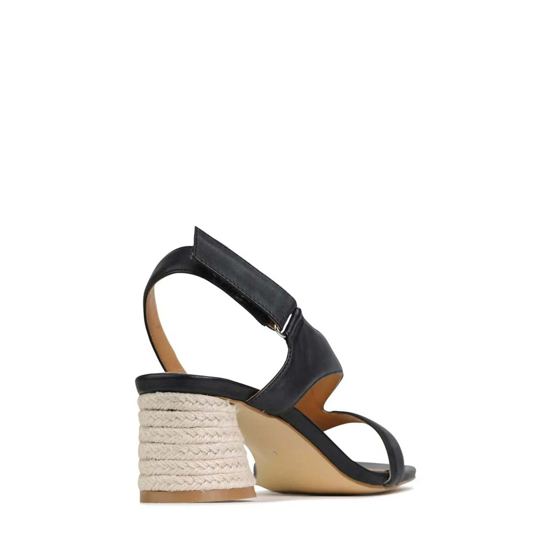 PERLE LEATHER ANKLE STRAP SANDALS