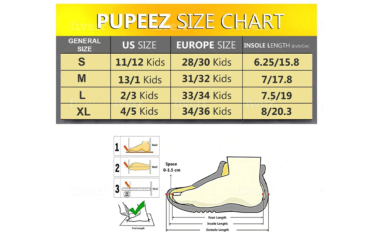 Pupeez Cozy Chic Fuzzy Slippers for Girl's - Fizzy Hair Top with Faux Fur Body, Comfortable & Relaxing