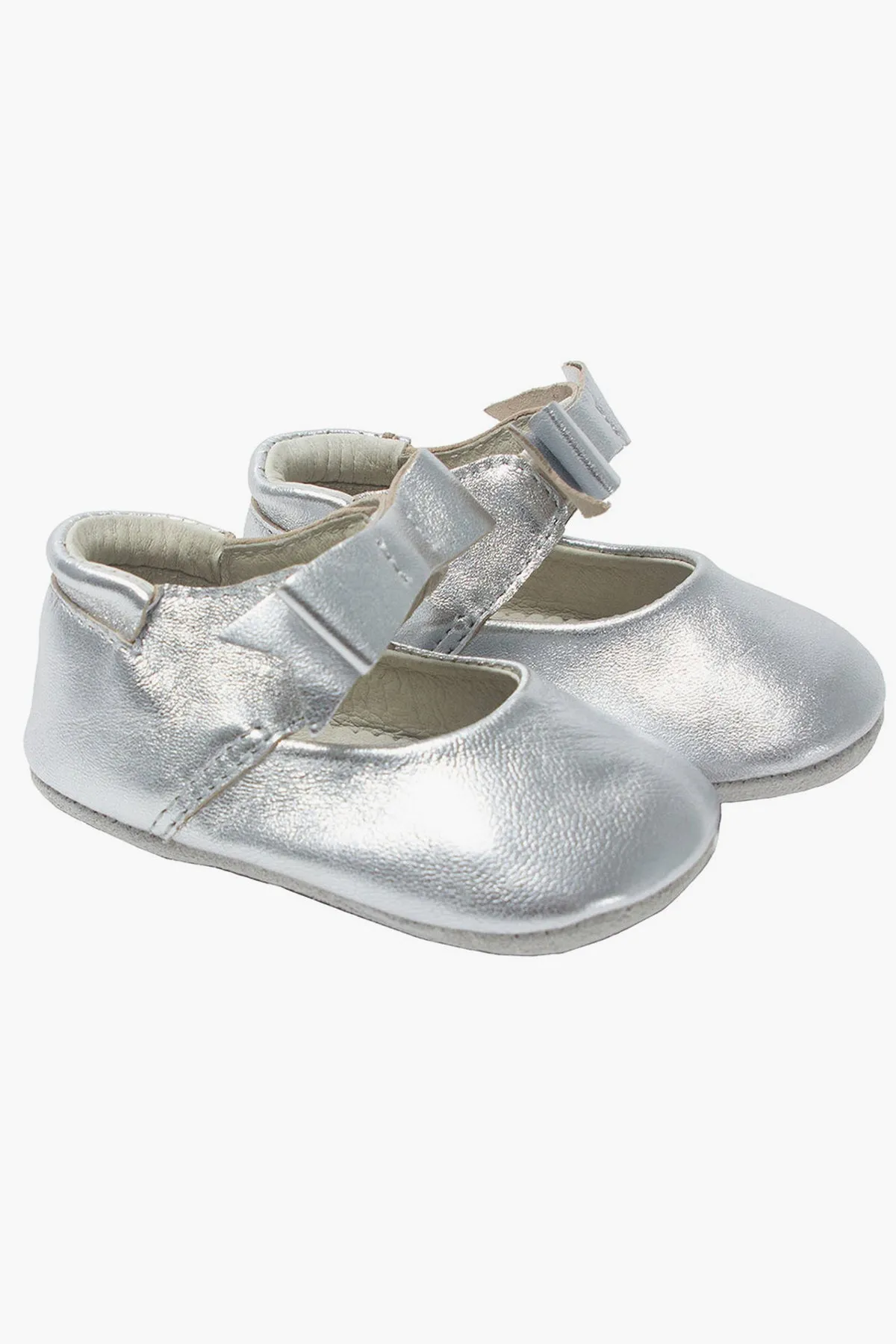 Robeez Sofia Baby Girls Shoes - Silver Metallic