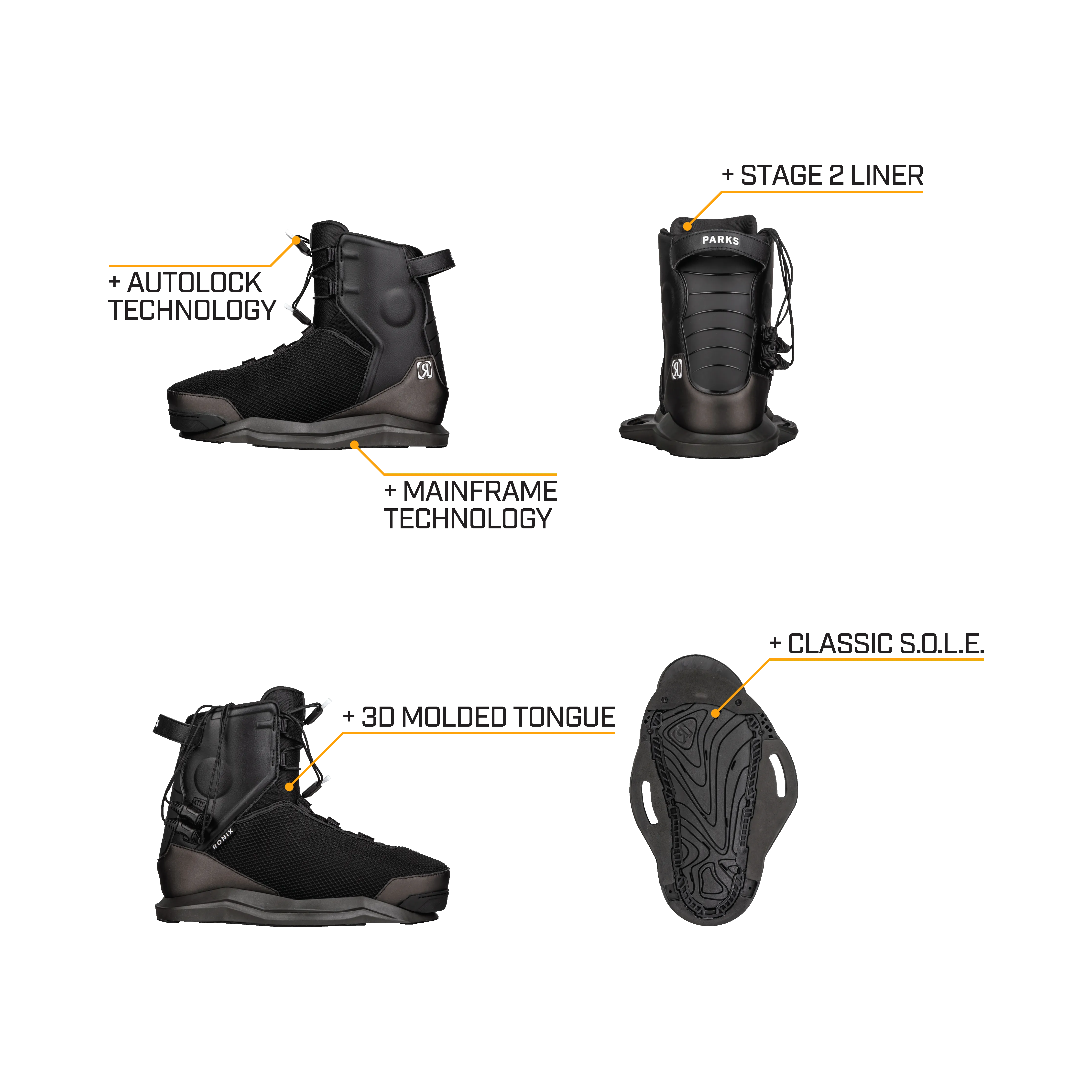 Ronix Parks Wakeboard Boots | Sale!