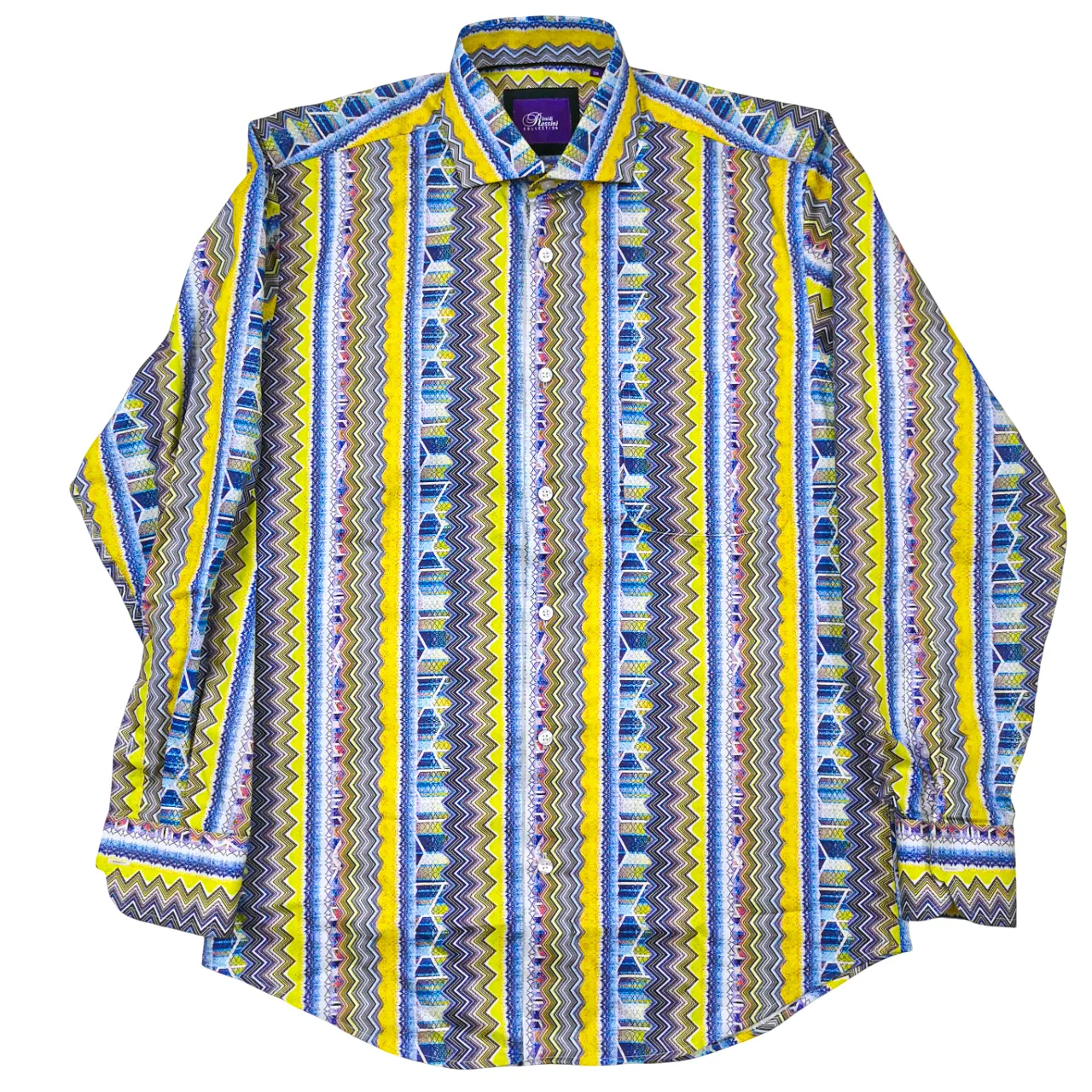 ROSSINI LS Traditional Pattern Shirt