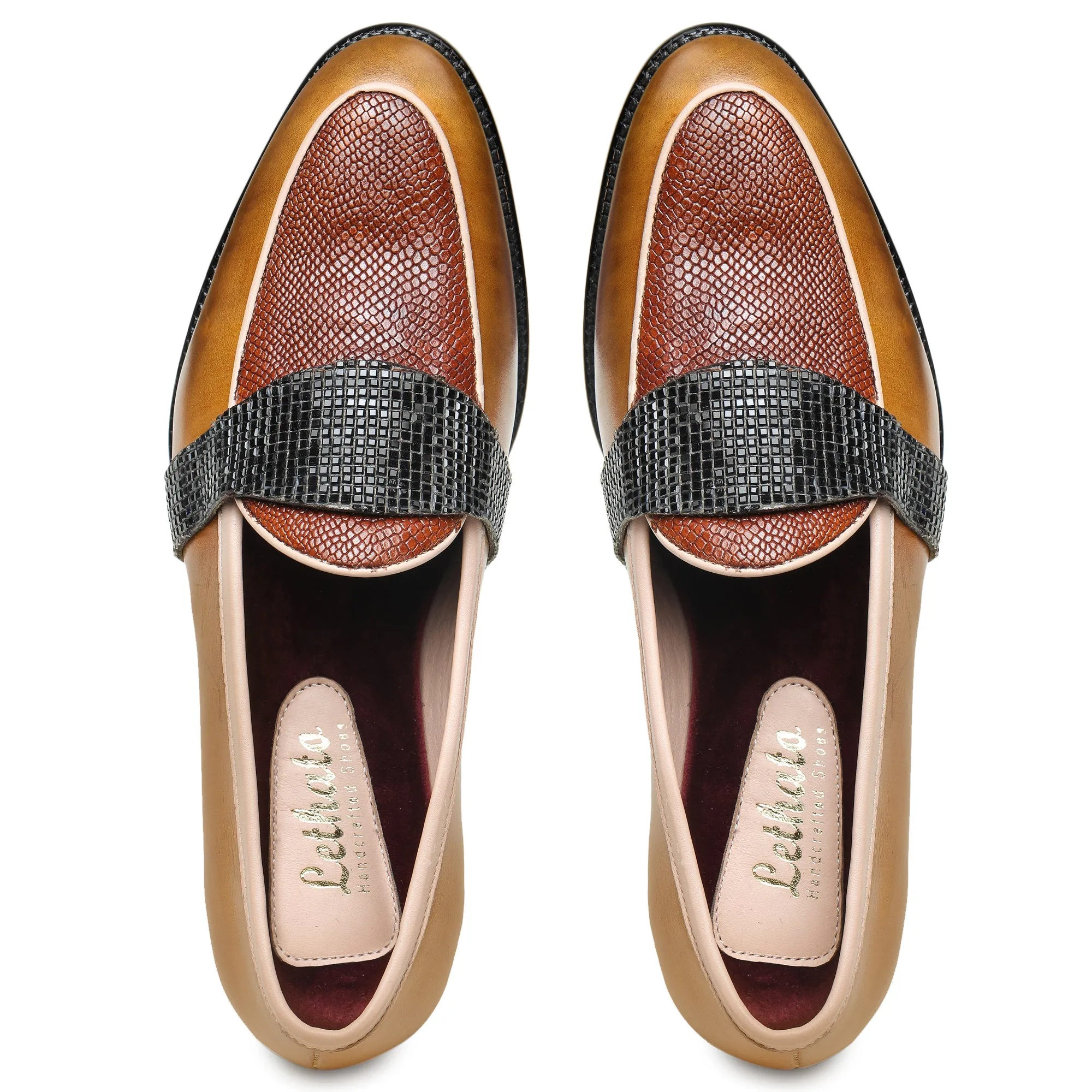 Saddle Loafers - Tan