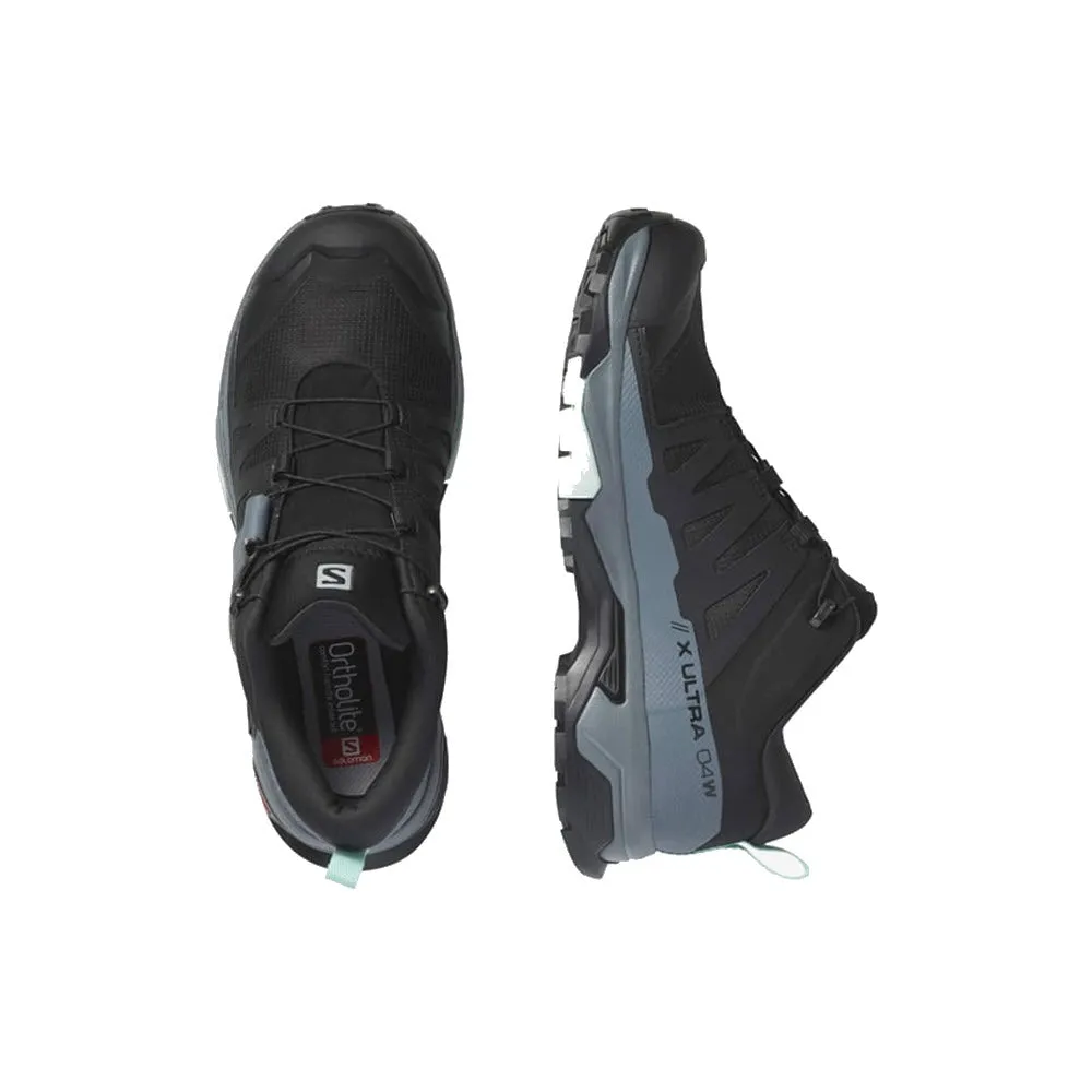 SALOMON X ULTRA 4 GTX BLACK/STORMY WEATHER - WOMENS