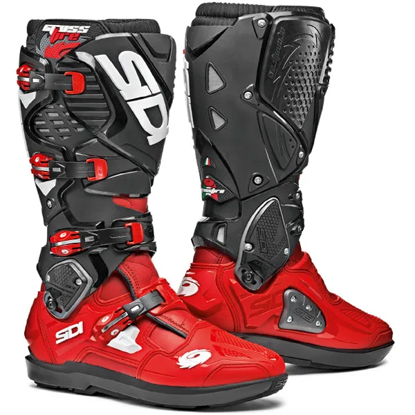 Sidi Crossfire 3 SRS Red Black Motocross Boots