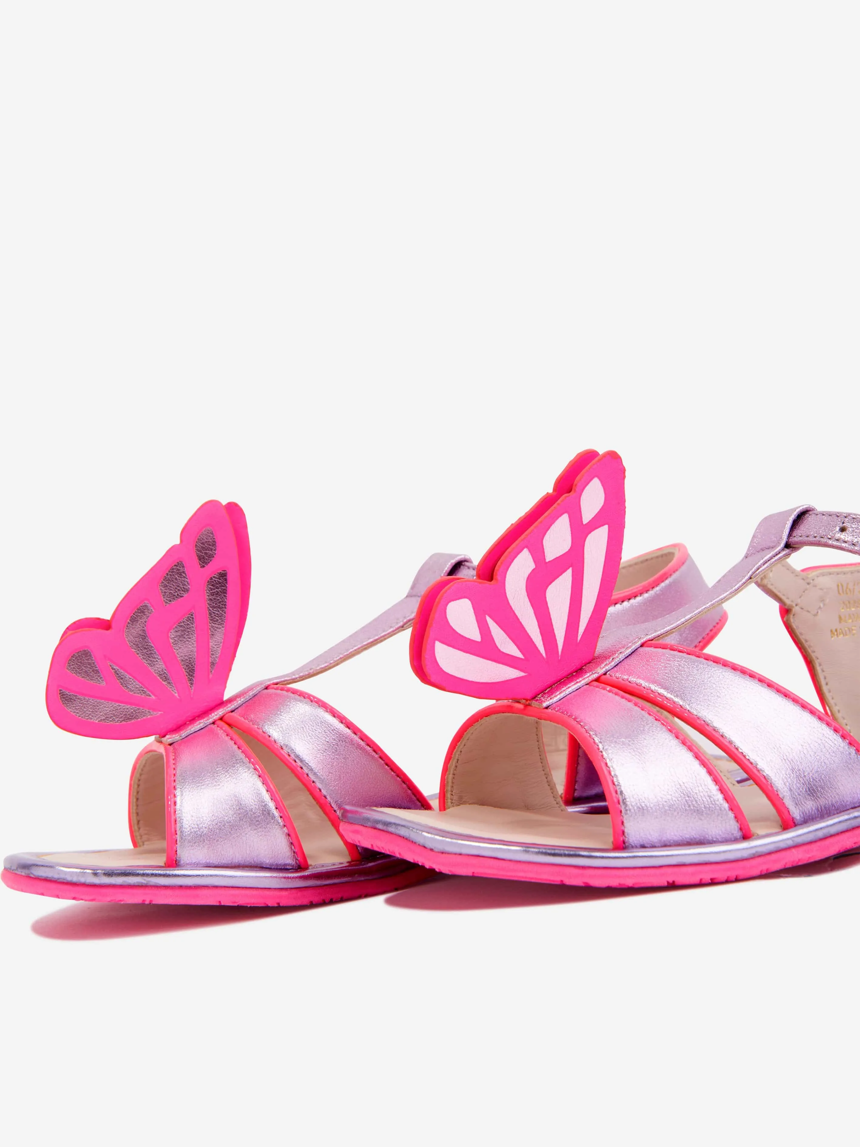 Sophia Webster Girls Leather Celeste Sandals in Pink