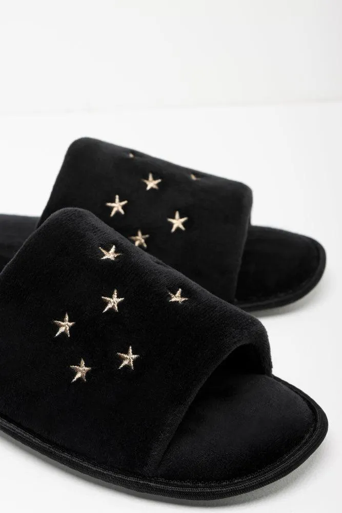 Star Slipper Black