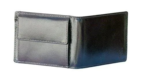 STARHIDE Mens Genuine Leather Slim Bifold Money Clip Cardholder Wallet 820