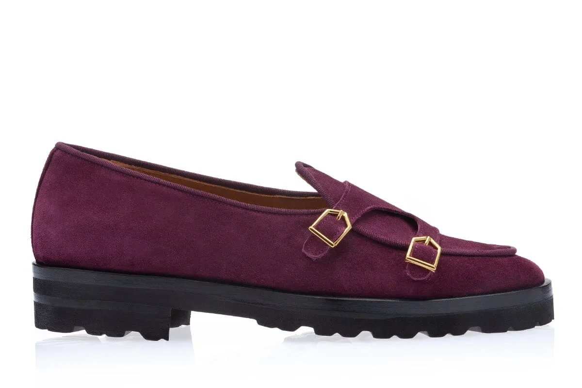 TANGERINE 7-T SOFTY BURGUNDY BELGIAN LOAFERS