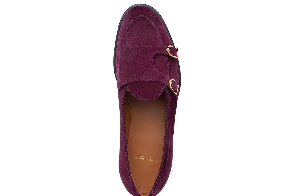 TANGERINE 7-T SOFTY BURGUNDY BELGIAN LOAFERS