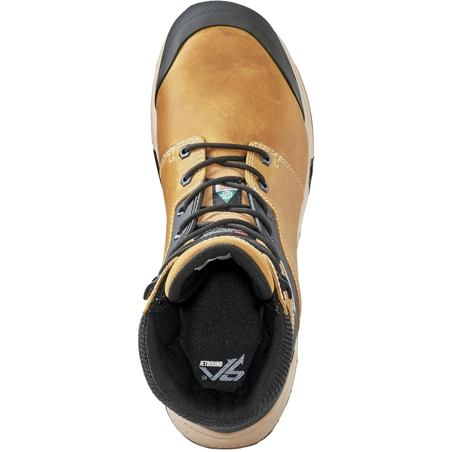 Terra Men's Carbine 8" Comp Toe WP Safety  Work Boot -Wheat- 4TCRWT