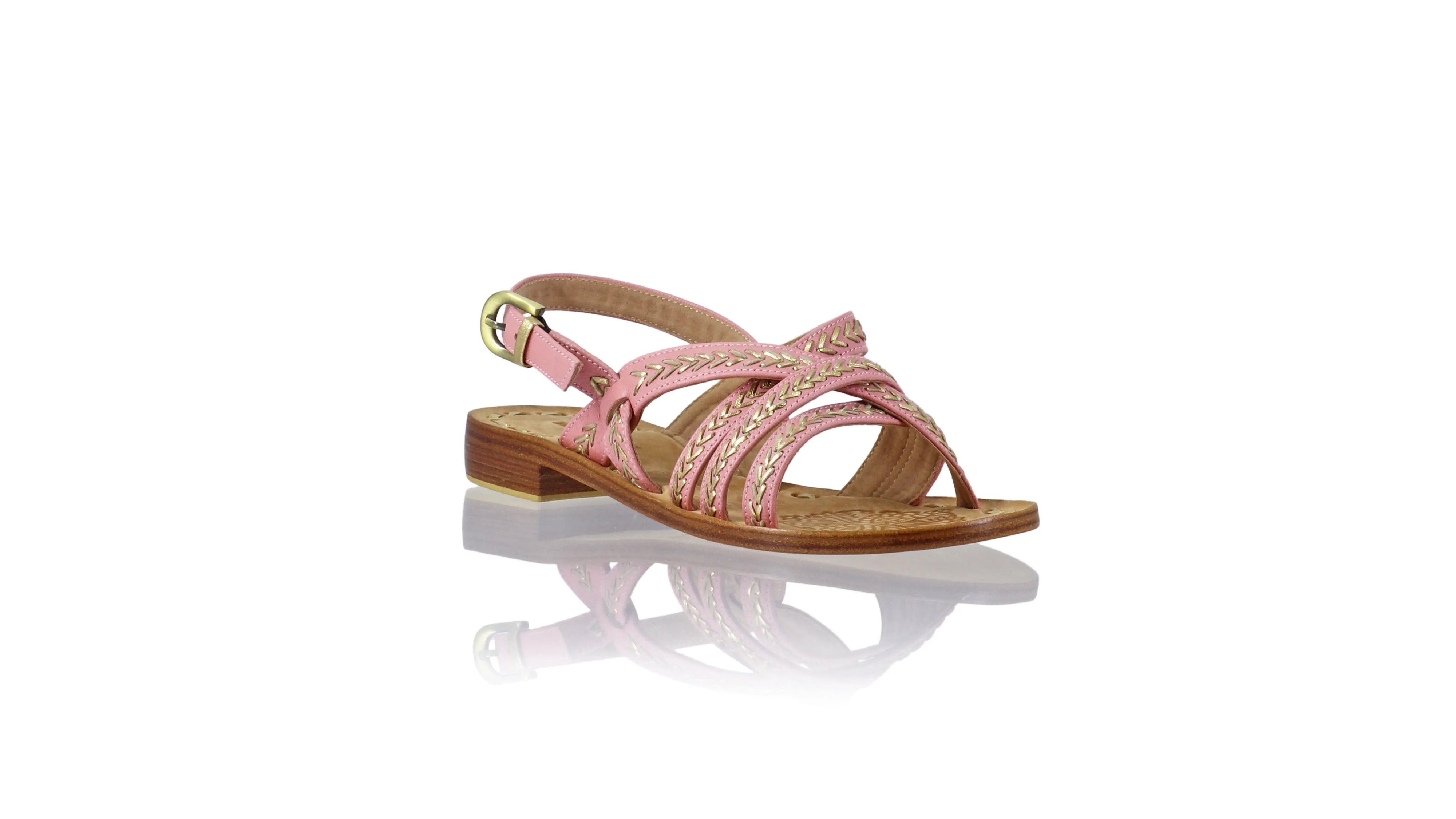 Tiwi 20mm Flat - Soft Pink & Gold