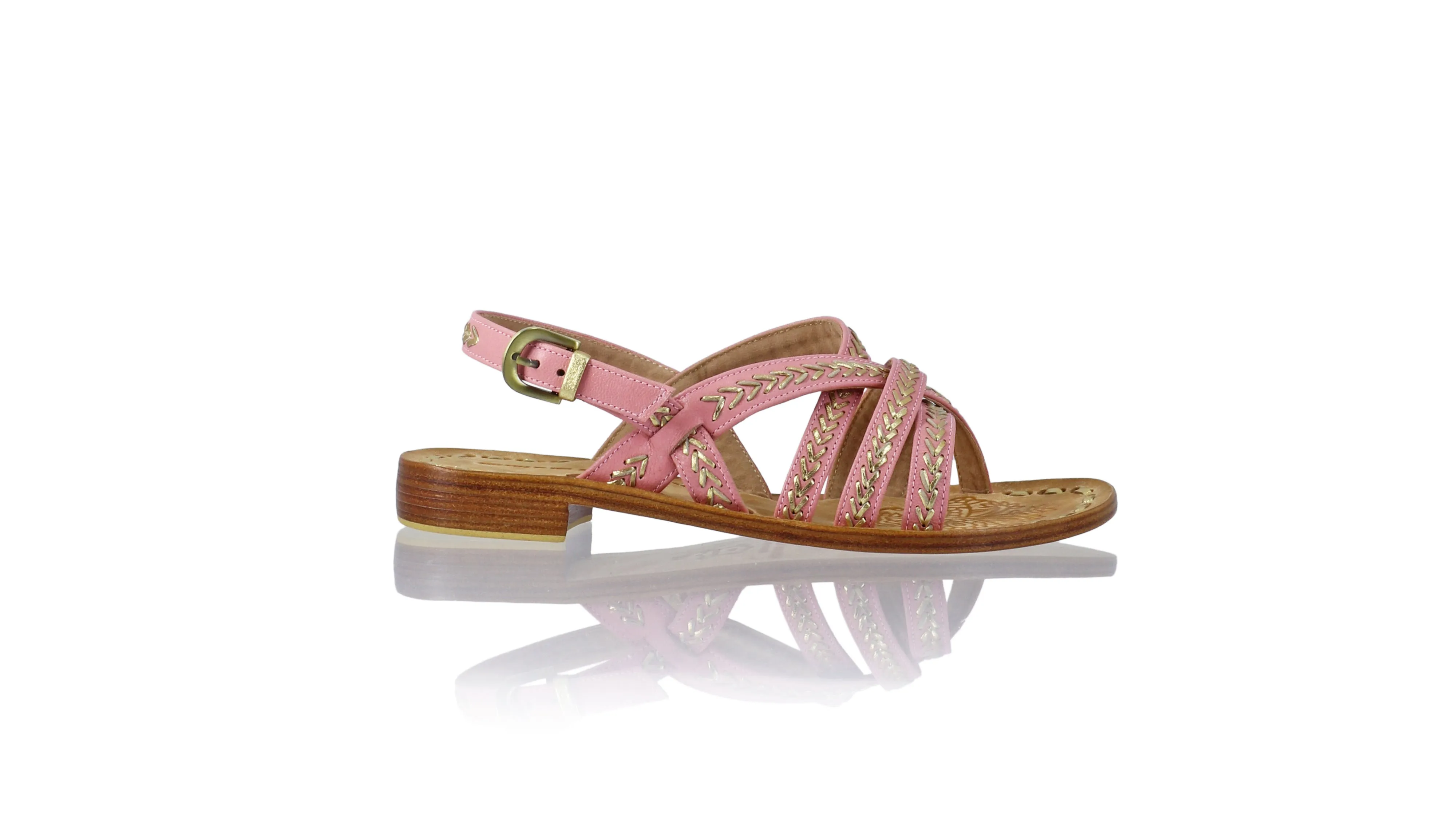 Tiwi 20mm Flat - Soft Pink & Gold