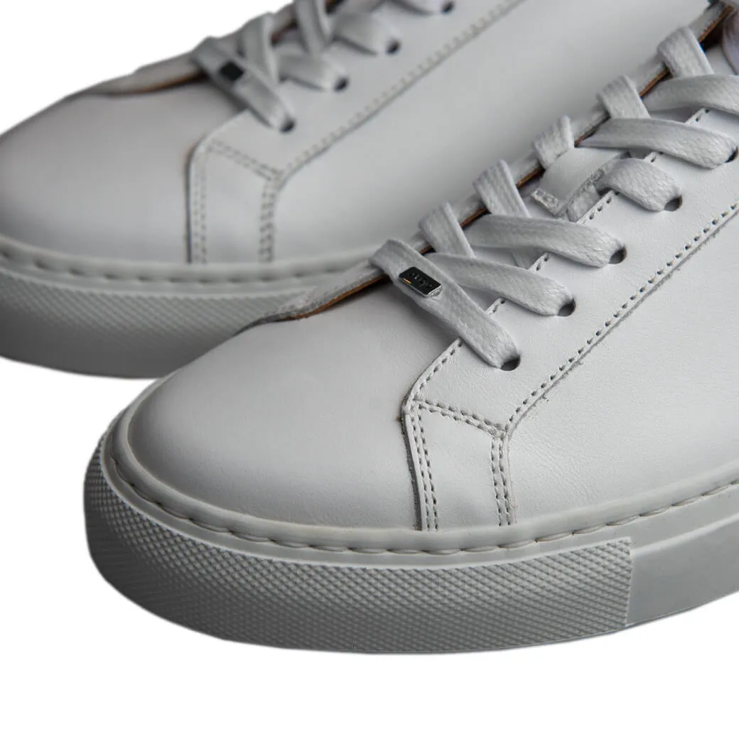 Urban White Leather Sneakers