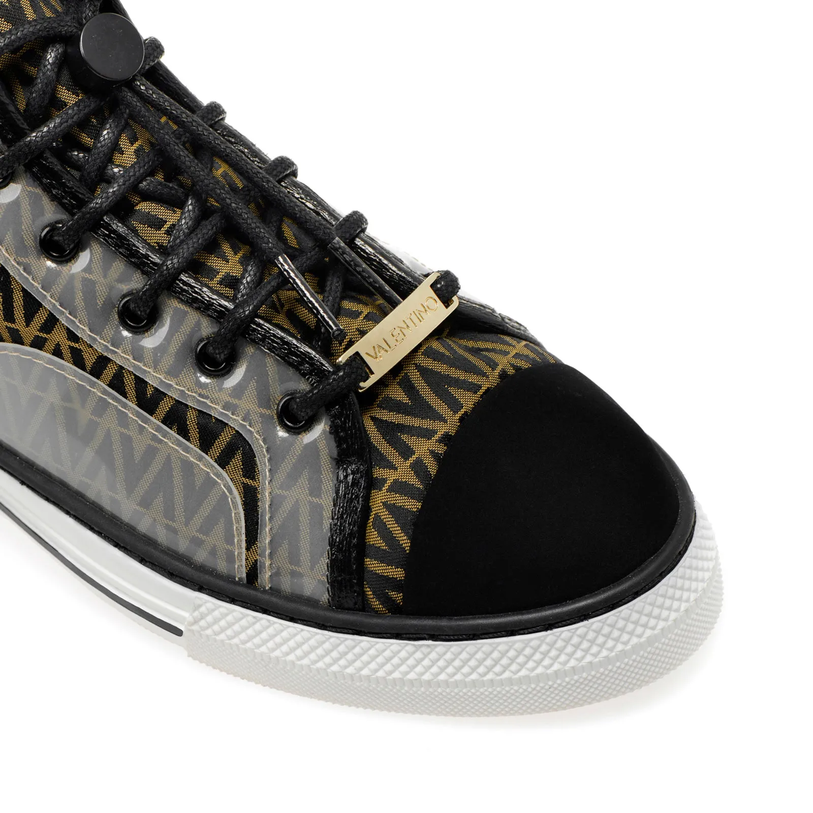 VALENTINO High Top Sneaker in multicolor monogram fabric