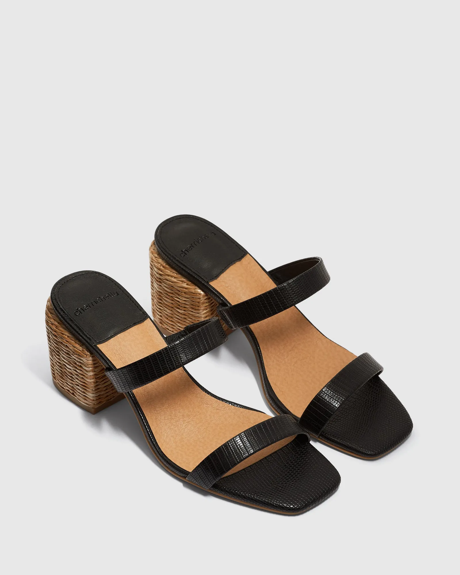 Whisper Mules Black