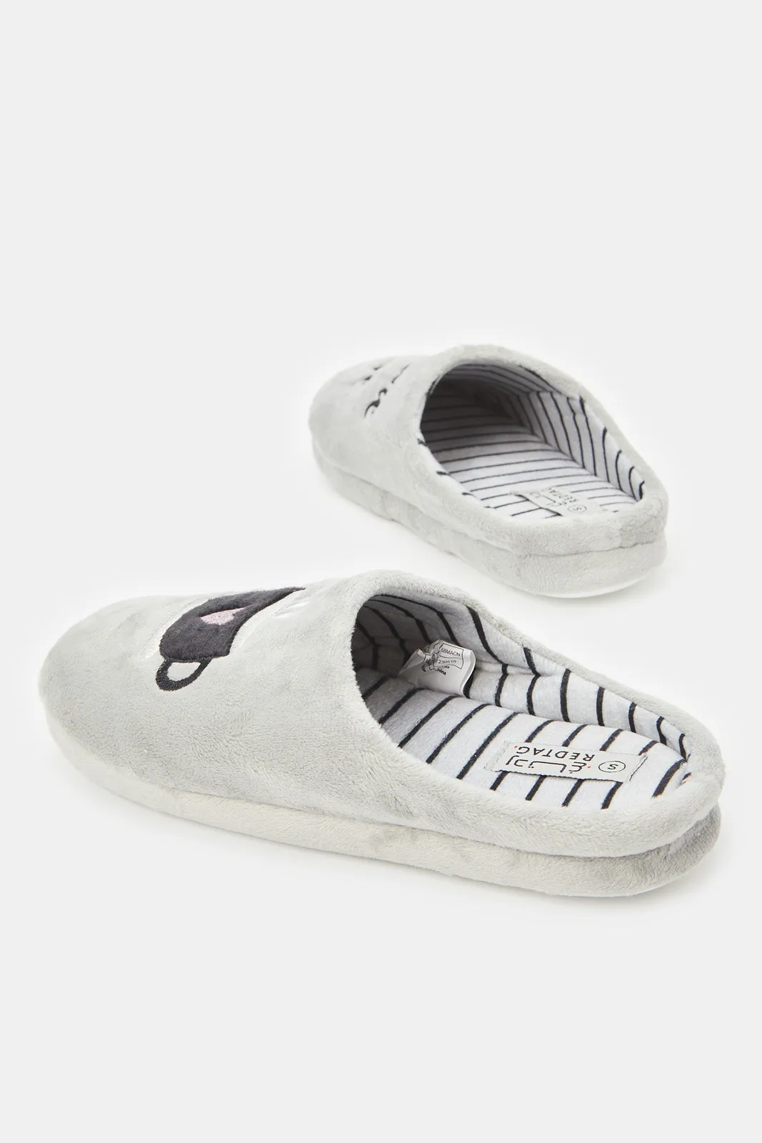 Women Grey Leisure Time Slippers