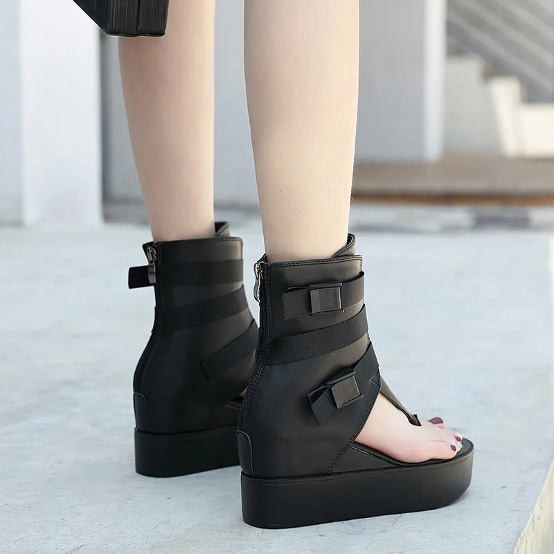 Women's Wedge Shoes Summer Platform Open Toe Gladiator Sandals