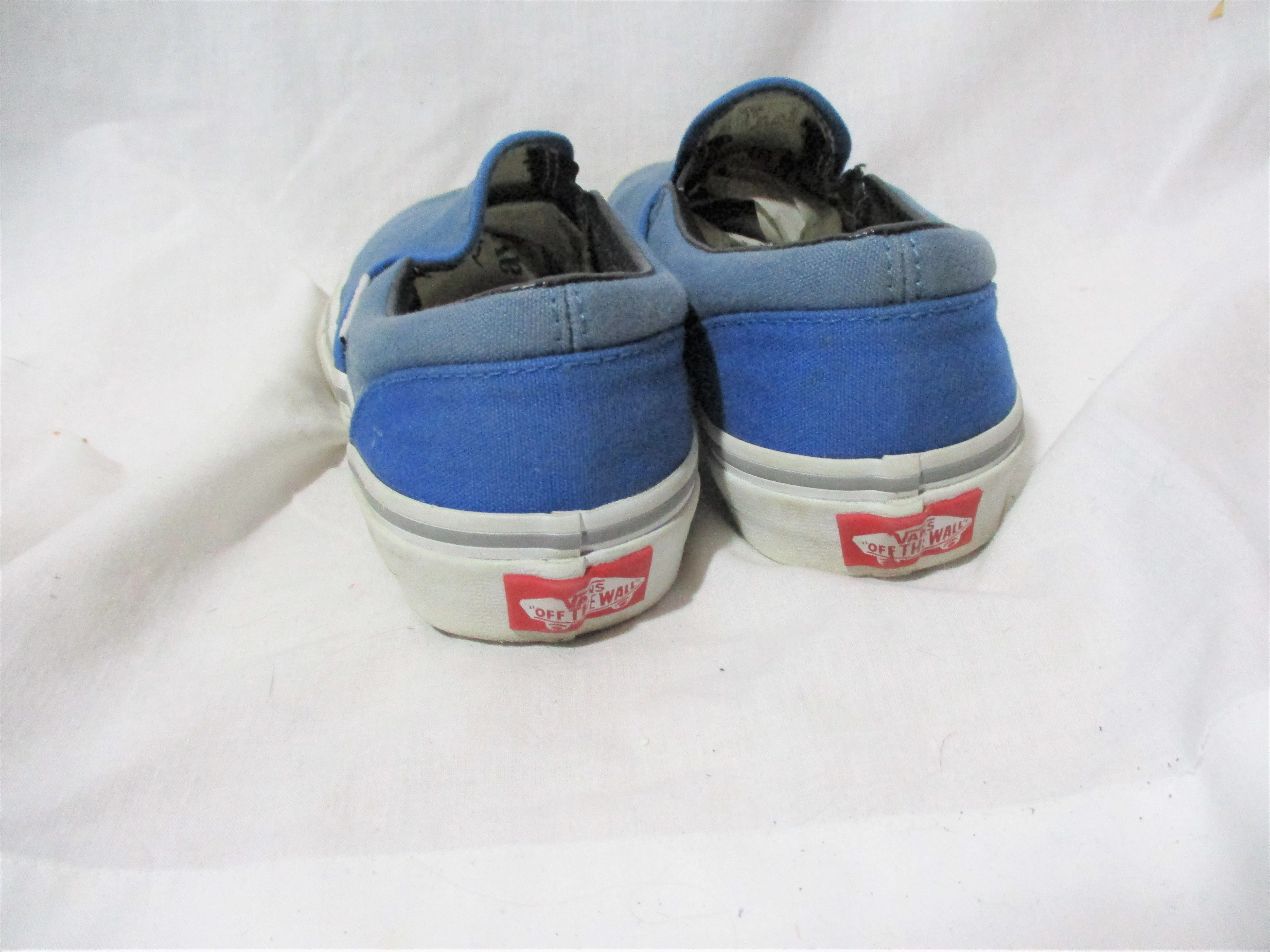 Youth Kids Childrens VANS Skateboarding Skater Thrasher Sneaker BLUE 3 Shoe